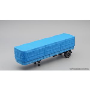 масштабные модели грузовика МАЗ 93801/2 полуприцеп с тентом 1 43